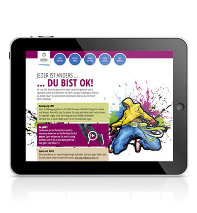 MEDICE ADHS-Kampagnen-Website – Werbeagentur Lehnstein Koblenz Referenzen